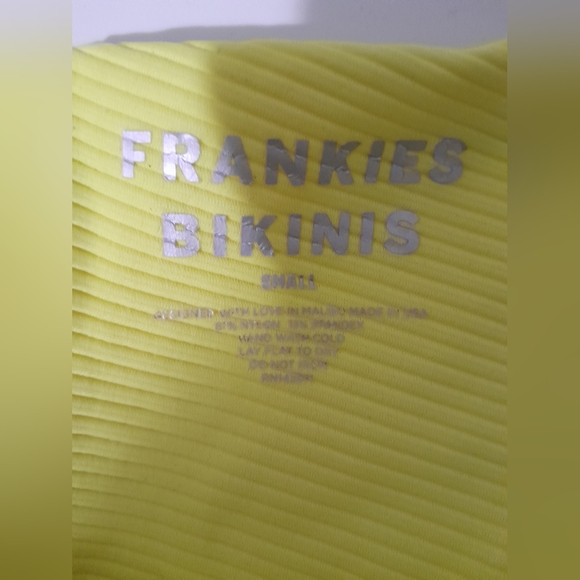Frankie's Bikinis Lemon Ribbed Swimwear - Picture 4 of 6